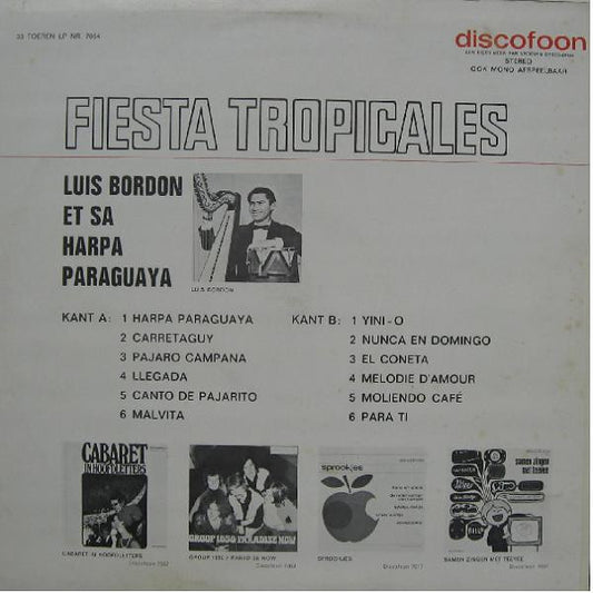 Luis Bordón : Fiesta Tropicales (LP)