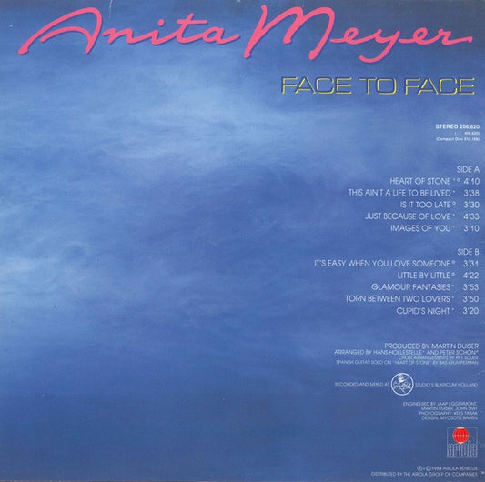 Anita Meyer : Face To Face (LP, Album)