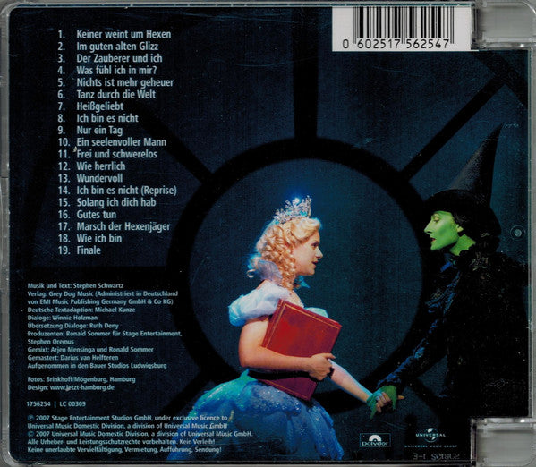 Ensemble Palladium Theater Stuttgart : Wicked - Die Hexen Von Oz - Das Musical (Originalversion Des Deutschen Musicals) (CD, Album, Sup)