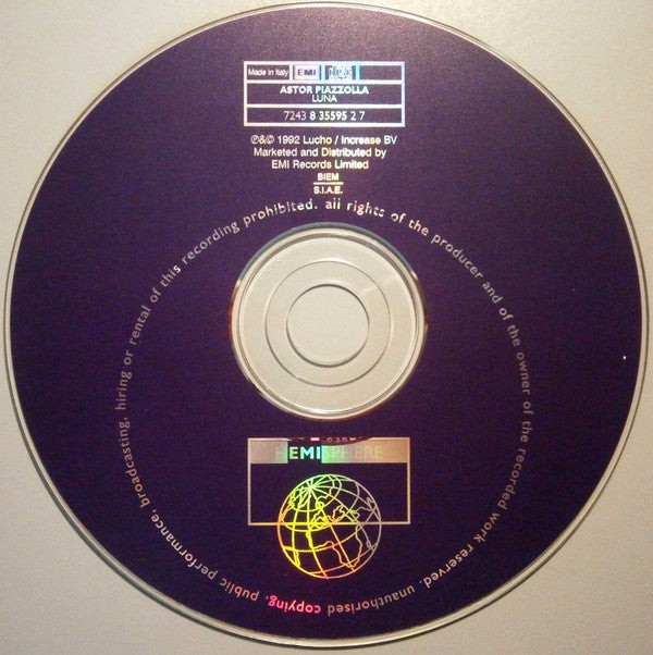 Astor Piazzolla : Luna (CD, Album)