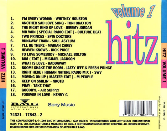 Various : Hitz Volume 1 (CD, Comp)