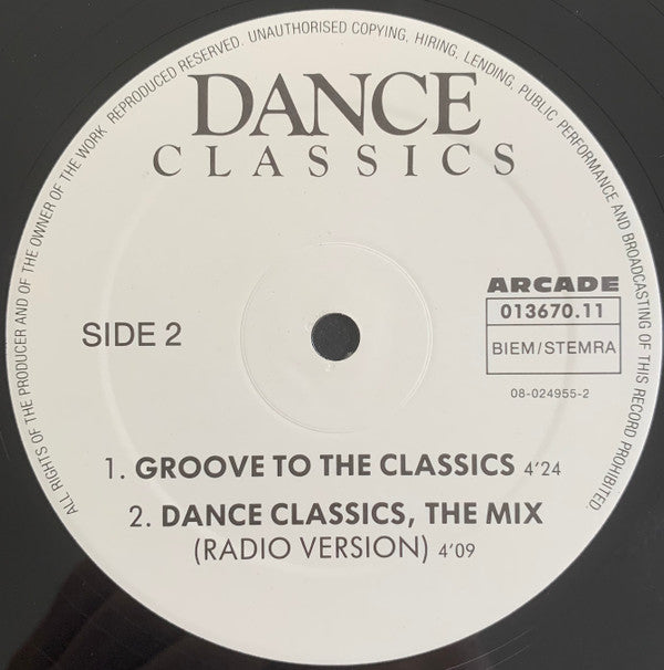 Various : Dance Classics - The Mix (12", P/Mixed)