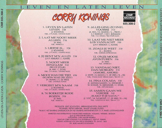 Corry Konings : Leven En Laten Leven (CD, Album)