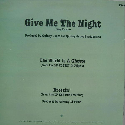 George Benson : Give Me The Night (12")