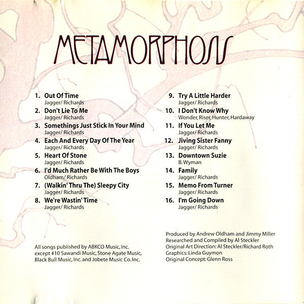 The Rolling Stones : Metamorphosis (CD, Comp, RE, RM)
