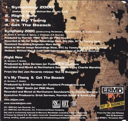EPMD : Symphony 2000 (CD, Maxi)