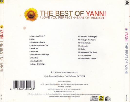 Yanni (2) : The Best Of Yanni (CD, Comp)
