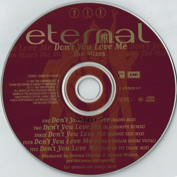 Eternal (2) : Don't You Love Me (The Mixes) (CD, Maxi)