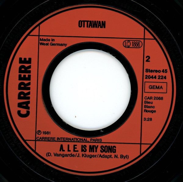Ottawan : It's A Top Secret (7")