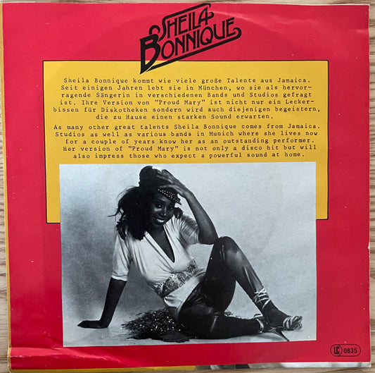 Sheila Bonnique : Proud Mary (7", Single)