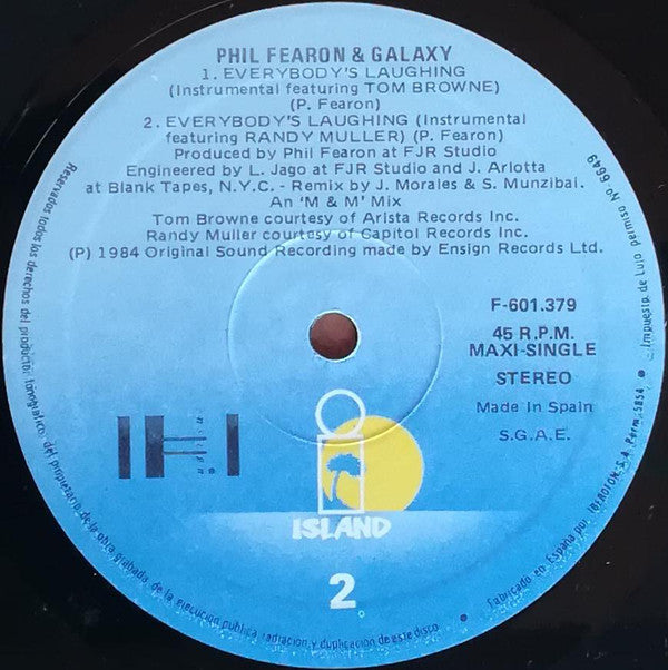 Phil Fearon & Galaxy : Everybody's Laughing (12", Maxi)