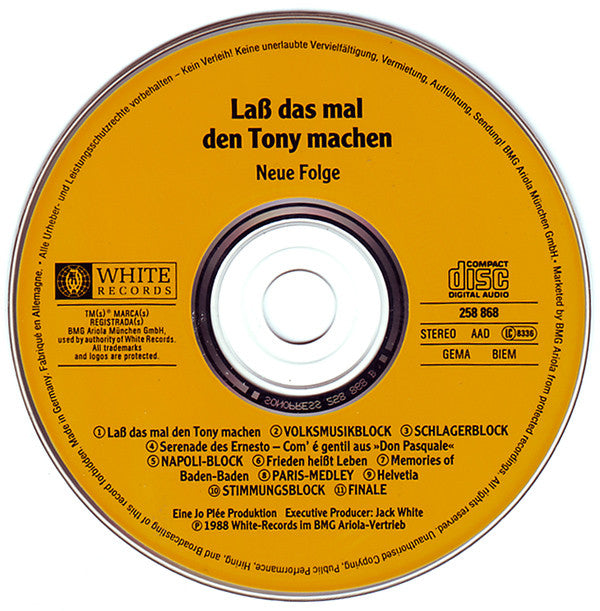 Various : Laß Das Mal Den Tony Machen • Neue Folge (CD, Comp)