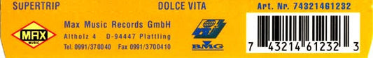 Supertrip : Dolce Vita (CD, Maxi)