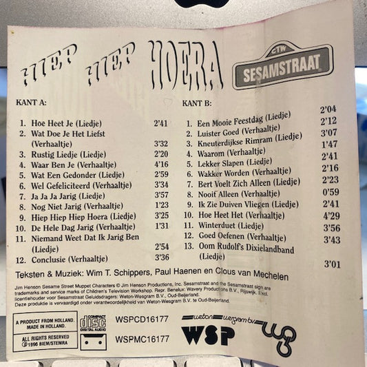 Bert & Ernie : Hiep Hiep Hoera (Vrolijke Avonturen Met Bert & Ernie) (Cass, Album)