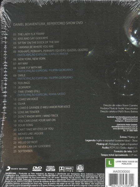 Daniel Boaventura : Your Song - Ao Vivo (DVD, NTSC)