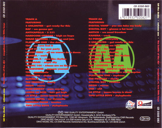 Megabass vs. Two Little Boys : Hit The Decks - Techno Megamix - The Battle Of The DJ's (CD, Mixed)