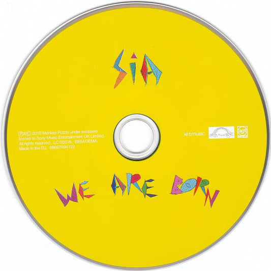 Sia : We Are Born (CD, Album)