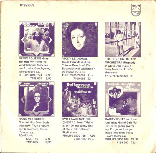 Roger Whittaker : The Last Farewell / Streets Of London (7", Single)