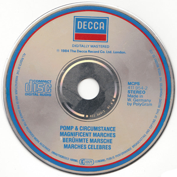 Various : Pomp & Circumstance (Magnificent Marches) (CD, Comp)