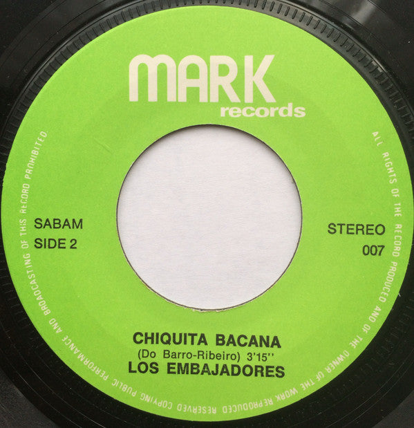 Los Embajadores Paraguayos : Moliendo Café (7")