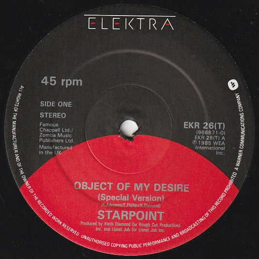 Starpoint : Object Of My Desire (12")