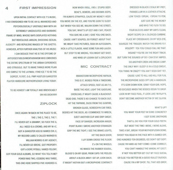 Ice-T : O.G. Original Gangster (CD, Album)