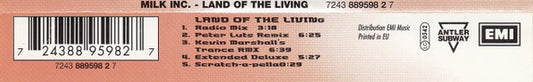 Milk Inc. : Land Of The Living (CD, Maxi, Ora)