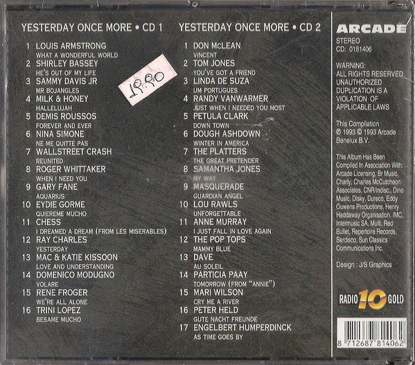 Various : Yesterday Once More (2xCD, Comp)