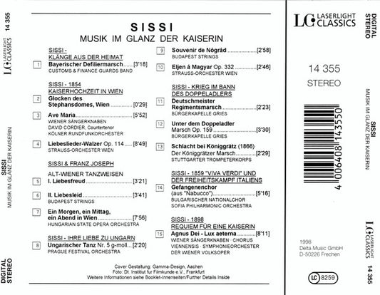 Various : Sissi - Musik Im Glanz Der Kaiserin (CD, Comp)