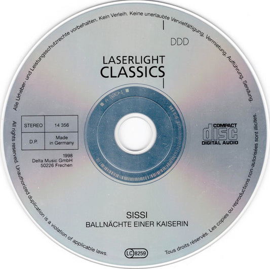 The Vienna Strauss Orchestra : Sissi - Ballnächte Einer Kaiserin (CD)