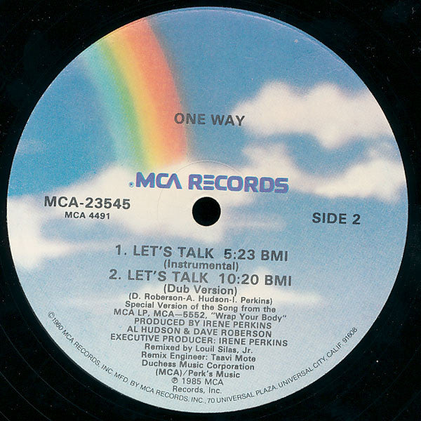 One Way : Let's Talk (12")