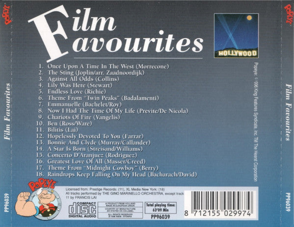 The Gino Marinello Orchestra : Film Favourites (CD)