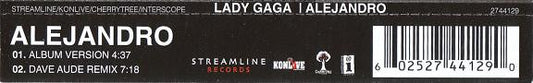 Lady Gaga : Alejandro (CD, Single)