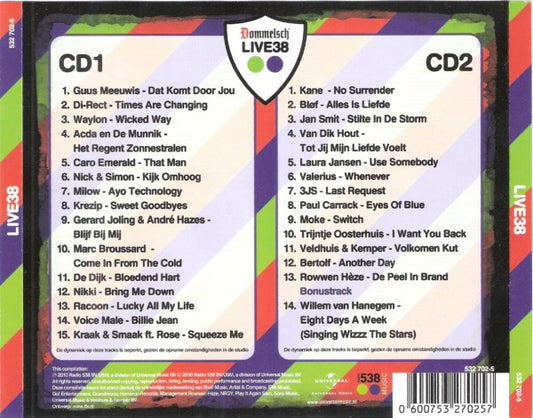 Various : Dommelsch Live 38 (2xCD, Comp)