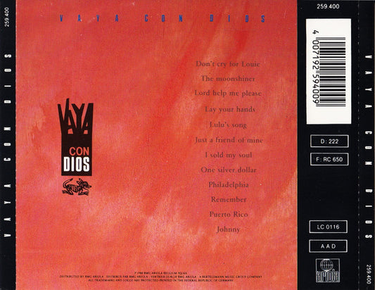 Vaya Con Dios : Vaya Con Dios (CD, Album)