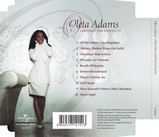 Oleta Adams : Christmas Time With Oleta (CD, Album)