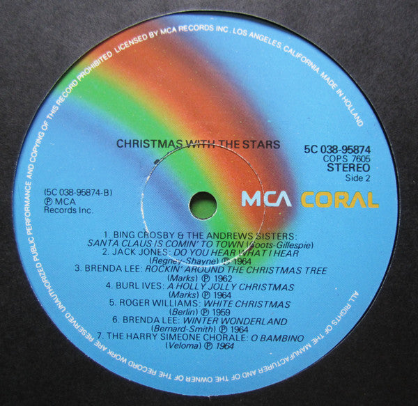 Various : Christmas With The Stars (LP, Comp)