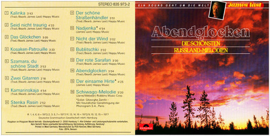 James Last : Abendglocken - Die Schönsten Russland-Melodien (CD, Comp)