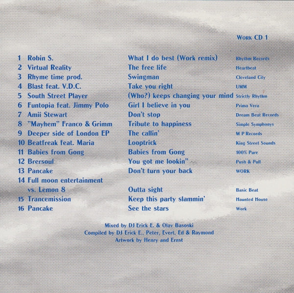 Olav Basoski & Erick E : First Works (CD, Comp, Mixed, RP)