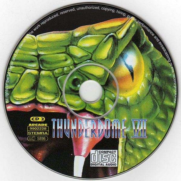 Various : Thunderdome VII (Injected With Poison) (2xCD, Comp)