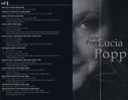 Lucia Popp : Lucia Popp (2xCD, Comp, RE)