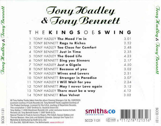 Tony Hadley & Tony Bennett : The Kings Of Swing (CD, Comp)