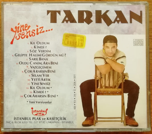 Tarkan : Yine Sensiz... (CD, Album, Ext)