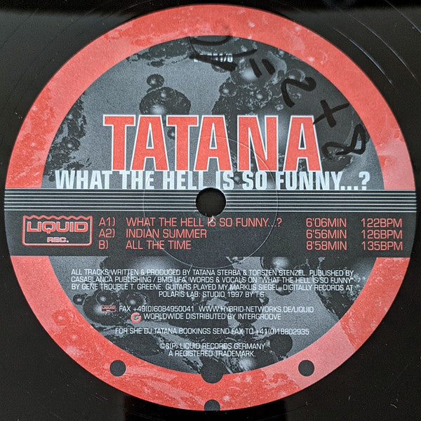 DJ Tatana : What The Hell Is So Funny...? (12")
