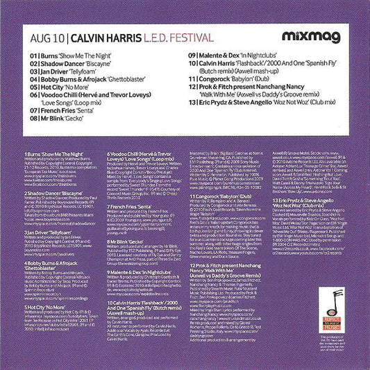 Calvin Harris : L.E.D. Festival Presents Calvin Harris (CD, Mixed, Car)