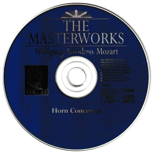 Wolfgang Amadeus Mozart, Philharmonia Orchestra : Horn Concertos (CD)