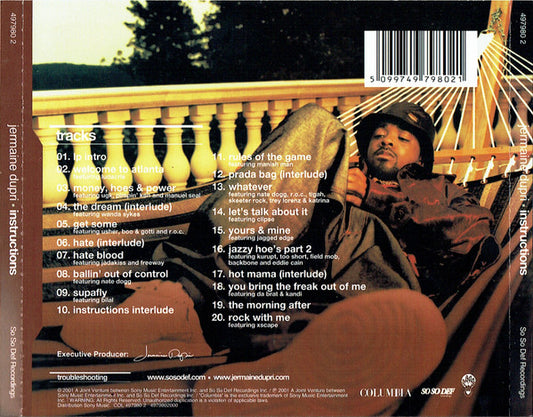 Jermaine Dupri : Instructions (CD, Album)