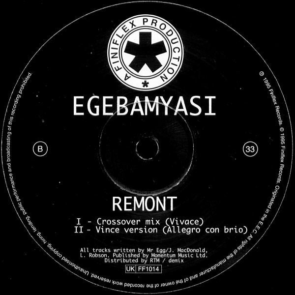 Ege Bam Yasi Accompanied By Soloist Lucy Robson : Remont (Nymphony No. 1 In D Major Op. 35) (12")