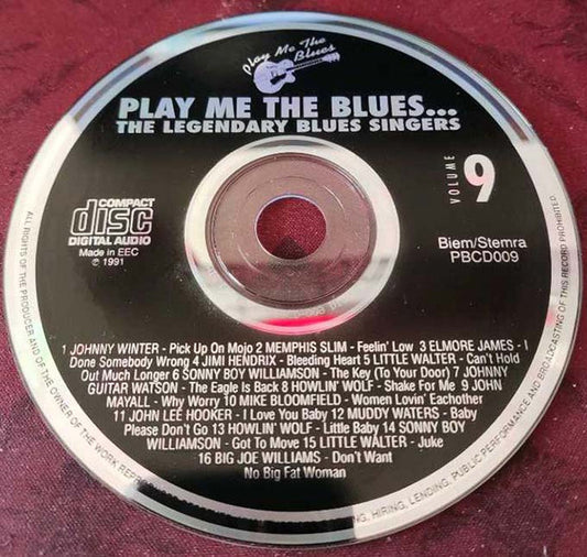 Various : Play Me The Blues... The Legendary Blues Singers Volume 9 (CD, Comp)
