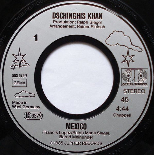 Dschinghis Khan : Mexico (7", Single)